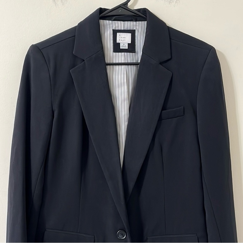 A New Day Black One Button Essential
Blazer Jacket